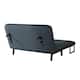 55″ Convertible Chair Bed, Tri-Fold Sofa Bed with Adjustable Backrest ...