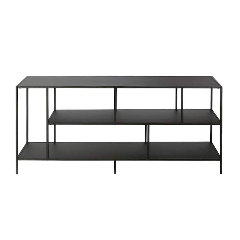 Winthrop Rectangular TV Stand with Metal Shelves for TV's up to 60"