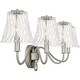 preview thumbnail 4 of 5, McKinney 4-Light Brushed Nickel Bath Light