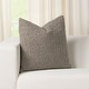 preview thumbnail 12 of 16, Siscovers Tiffany Boucle Textured Throw Pillow 16 x 16 - Smoke