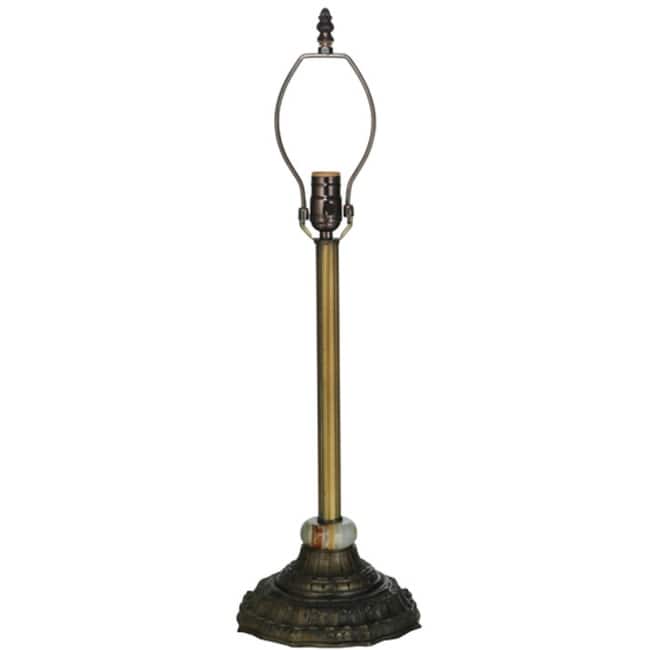 Meyda Tiffany 11676 Reeded 17" Tall Lamp Base