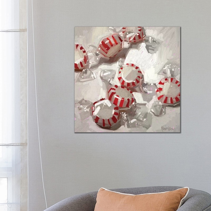 iCanvas "Peppermint Party" by Teddi Parker Canvas Print - 26x26x1.5