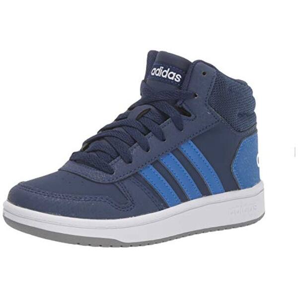 Shop Adidas Kids Unisex S Hoops Mid 2 0 Basketball Shoe Dark Blue