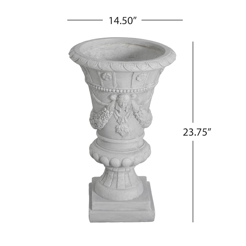 Christopher Knight Home- Lee Garden Outdoor MGO Urn Set Of 2