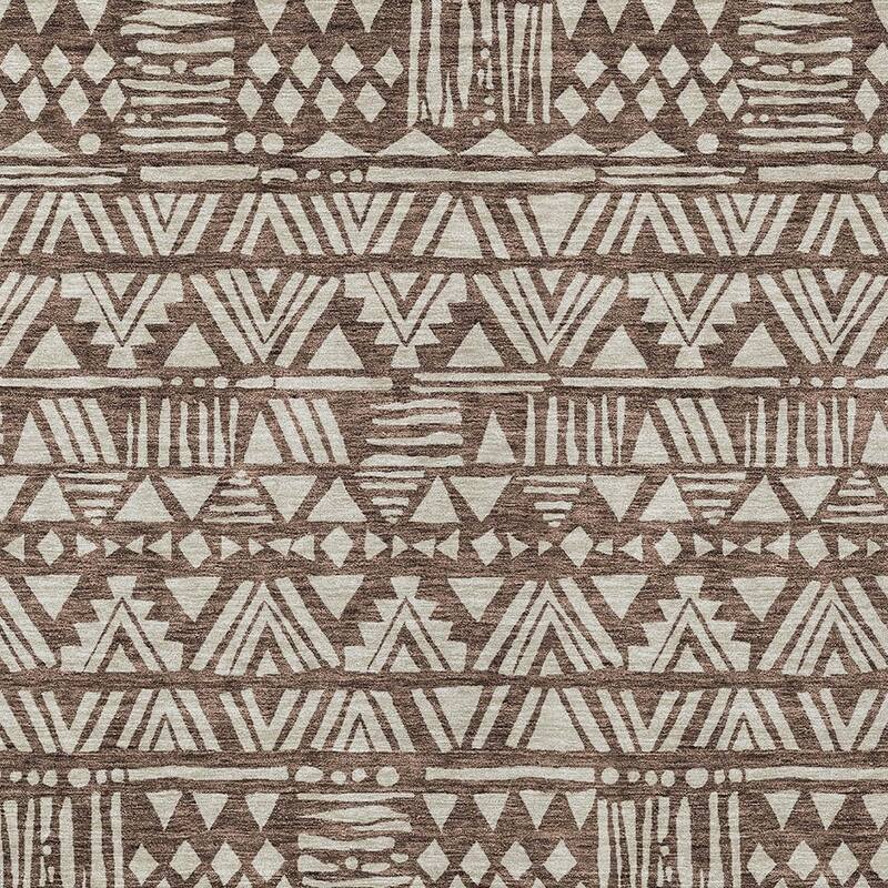 HomeRoots Southwestern Transitional Rectangle Outdoor Rug