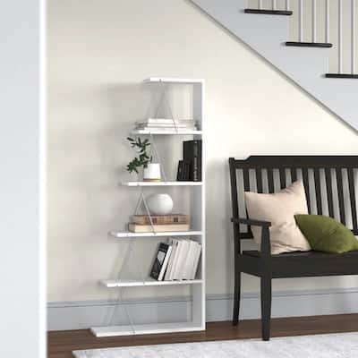 Bangles 57'' H x 25'' W Ladder Bookcase