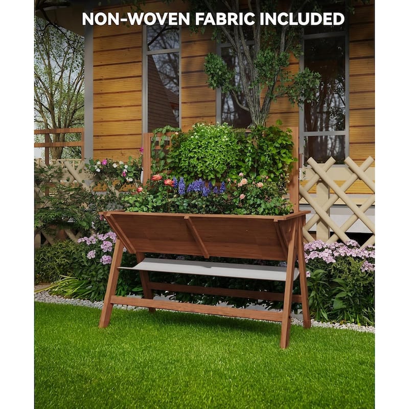 52x30x54in Raised Garden Bed with Legs