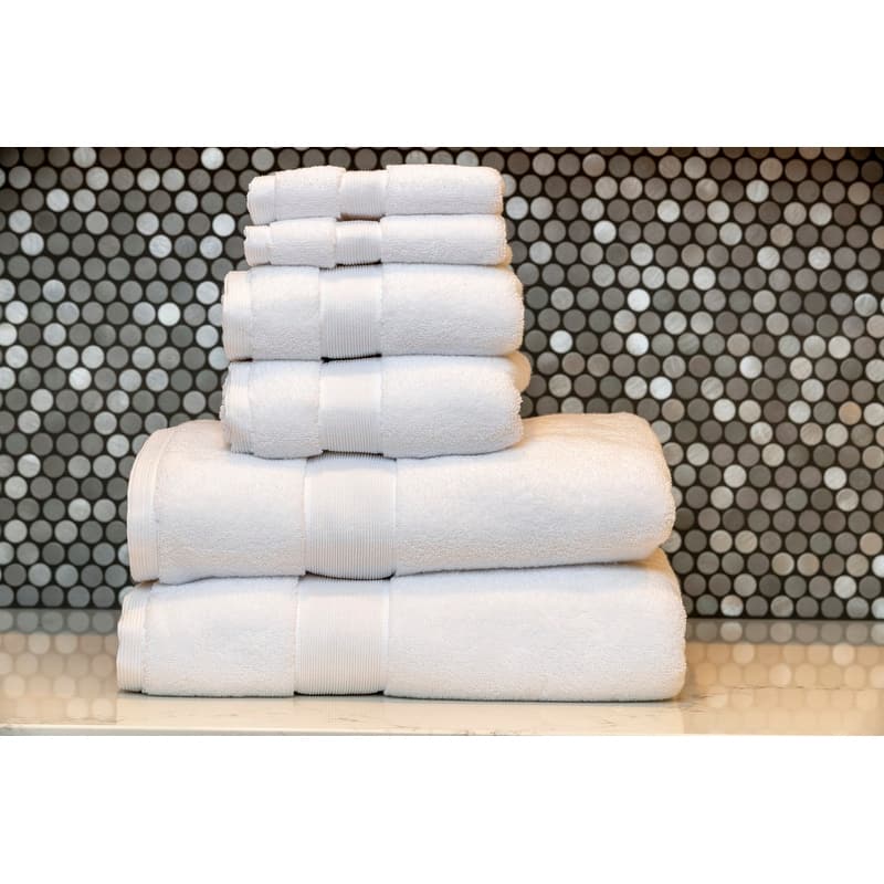 Signature 6-Piece 100 Cotton Bath Towel Set