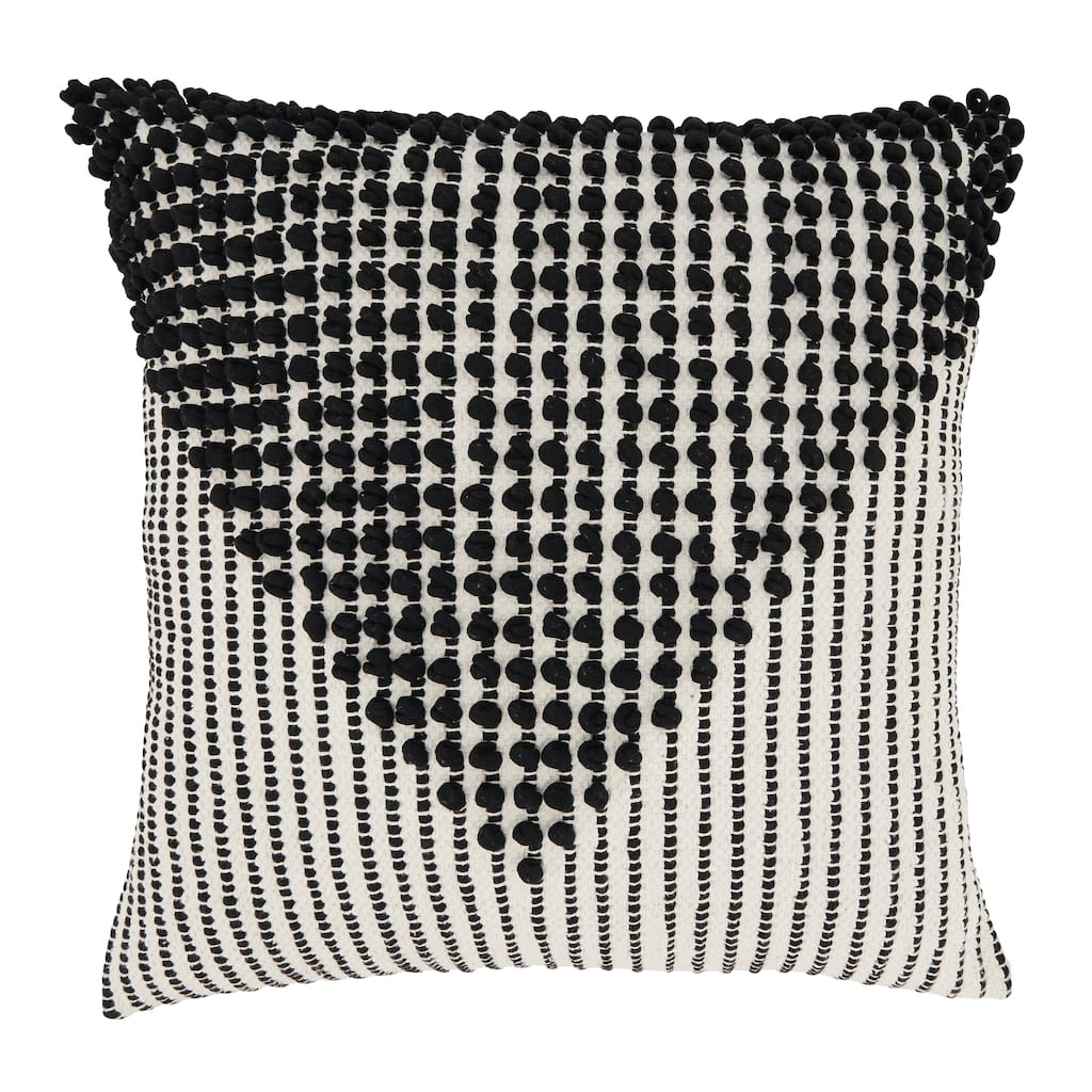 Woven Diamond Pattern Throw Pillow