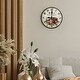 preview thumbnail 4 of 12, 12 inch MDF Wooden Wall Clock Battery Powered, Living Room Decoration