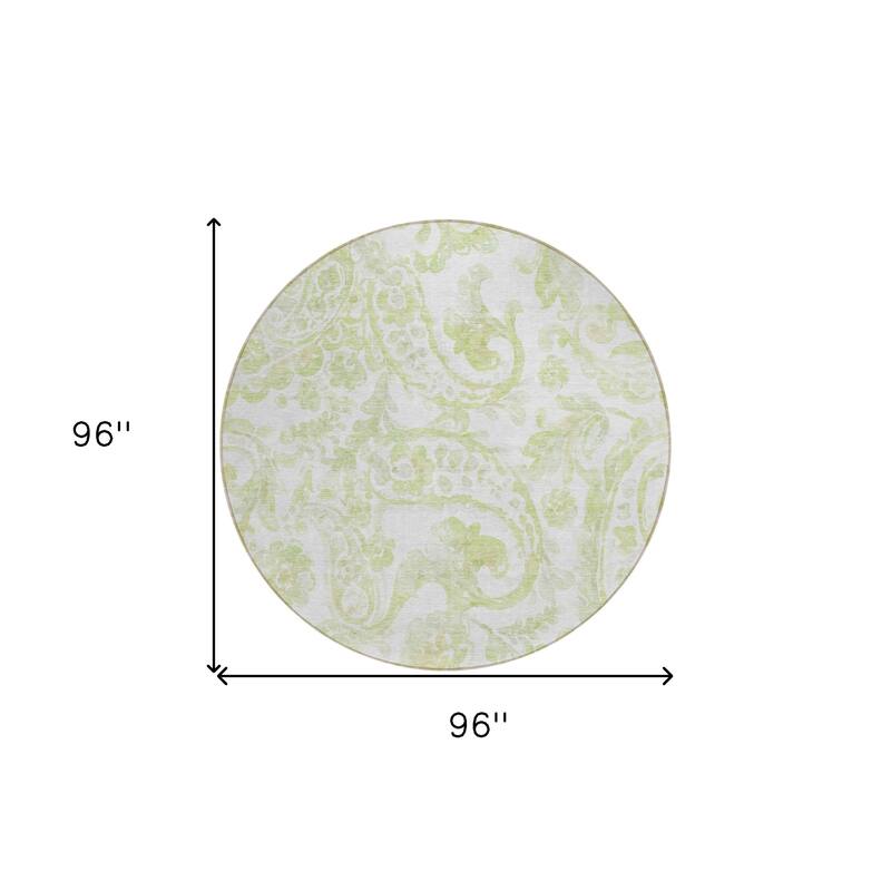 HomeRoots Paisley Transitional Rectangle Outdoor Rug
