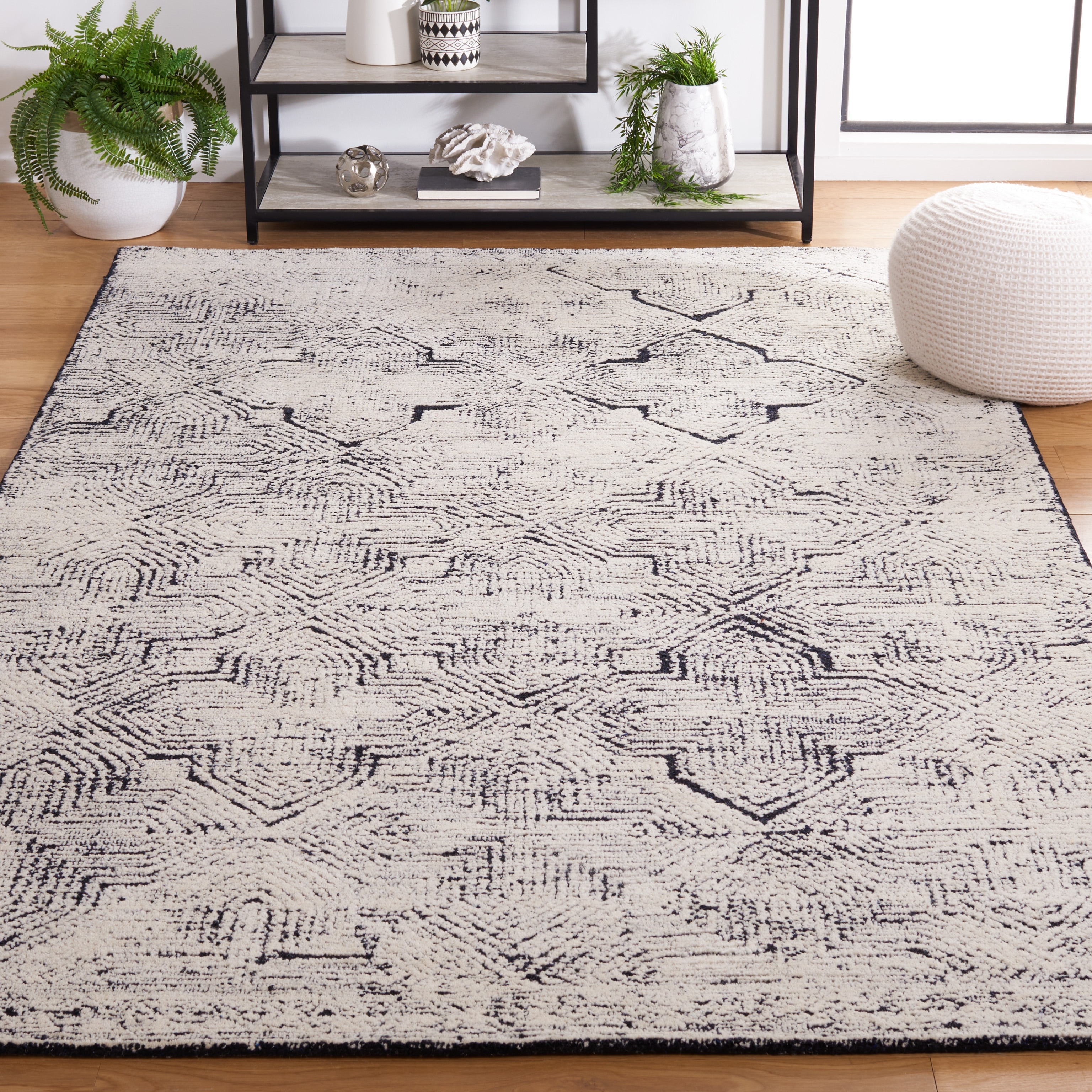 SAFAVIEH Handmade Metro Sawsan Modern Wool Rug