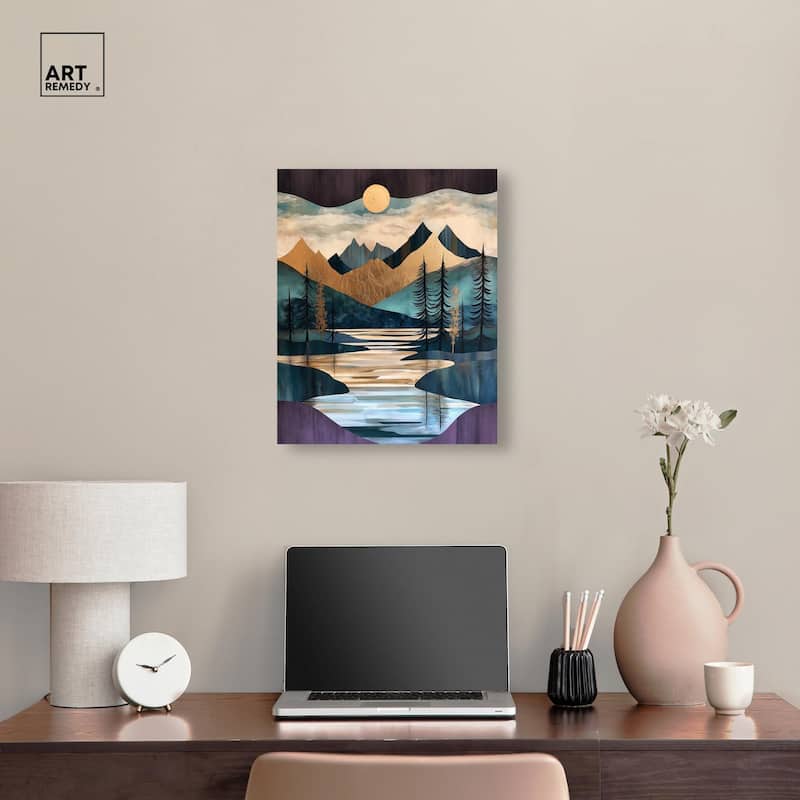 Secrets of the Lake III Canvas by Art Remedy, Gallery Wrapped
