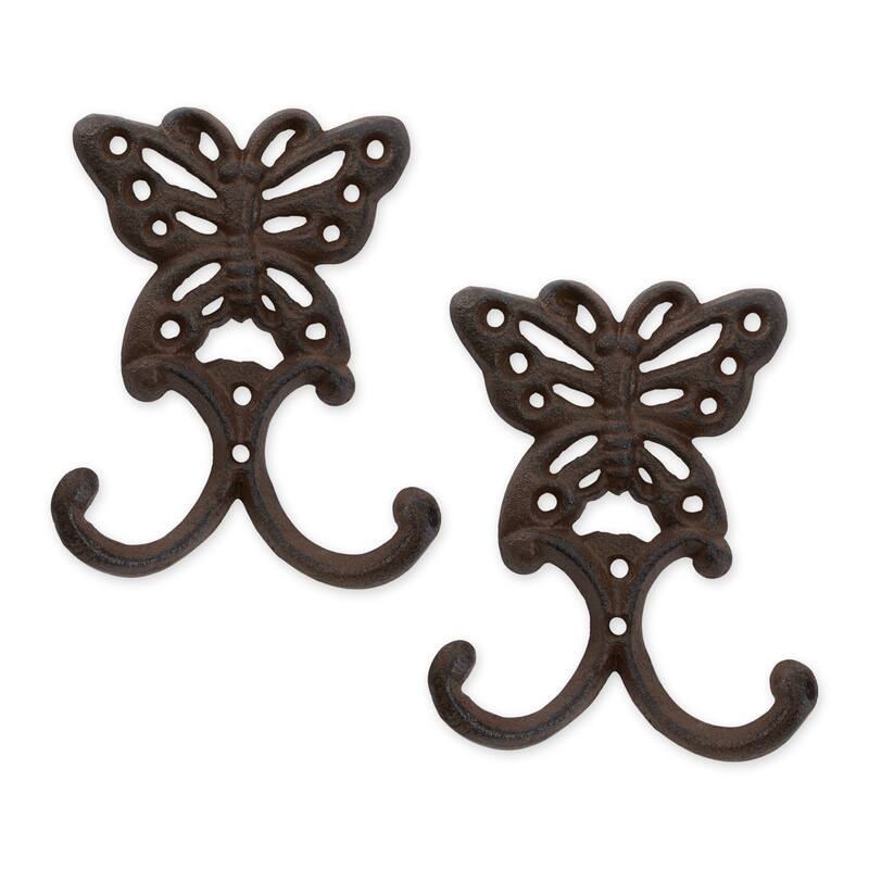 Garden Tools Cast Iron Wall Hook - Mocha