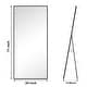 preview thumbnail 50 of 75, Modern Full Length Floor Mirror Freestanding Mirror