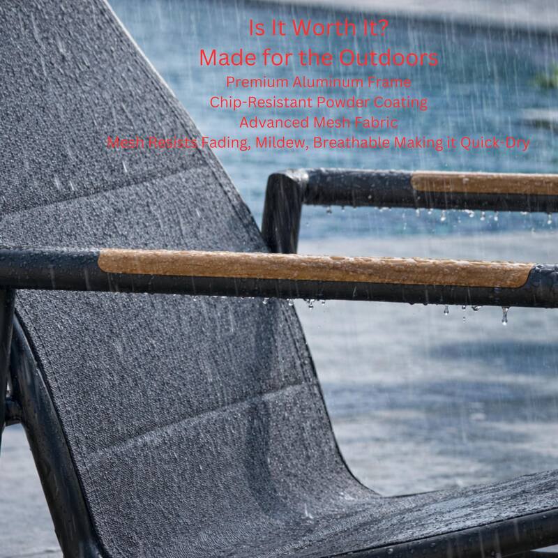 Vonn Relaxed Dark Grey 5-Piece Aluminum Outdoor Chat Set