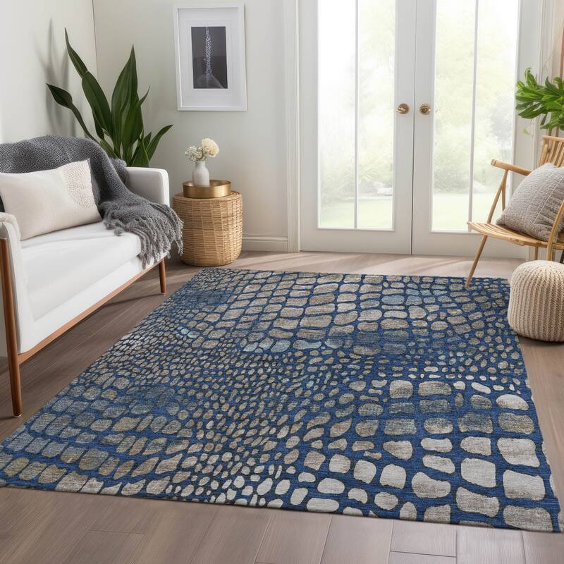 Premium Washable Super Soft Modern Cobblestone Mayfield Rug