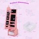 preview thumbnail 10 of 16, Costway Kids Vanity Set Princess Makeup Dressing Table & Chair Set - See Details