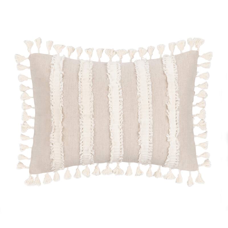 Villa by Classic Home Edisto Linen Blend Throw Pillow