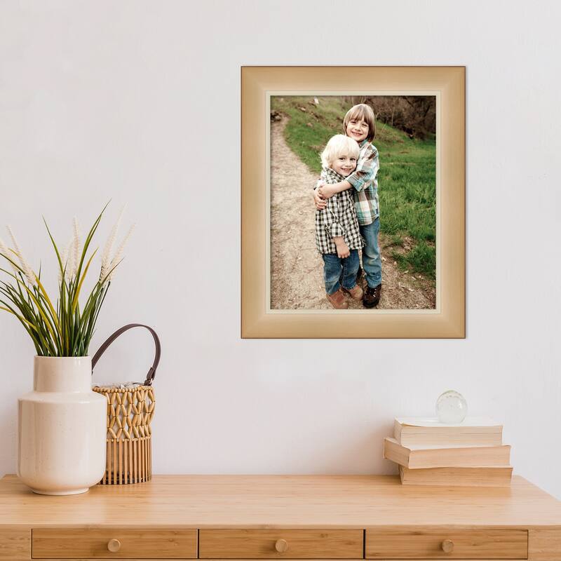 Eva Black Silver Narrow Framed Picture Frame, Photo Frame