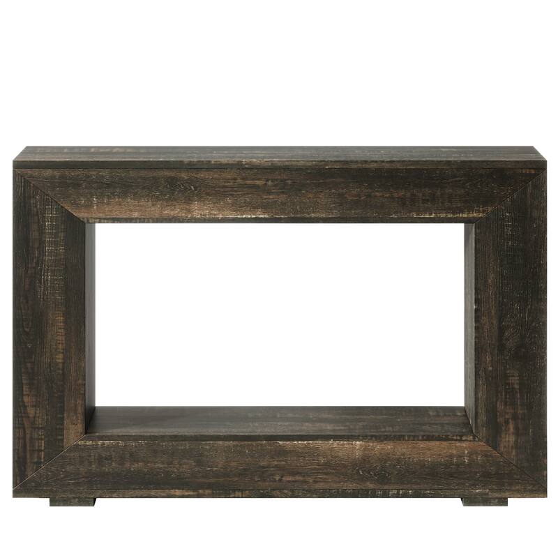 47" Farmhouse Entryway Console Table with Storage for Living Room, Entrance