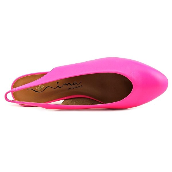 womens pink flat dress shoes