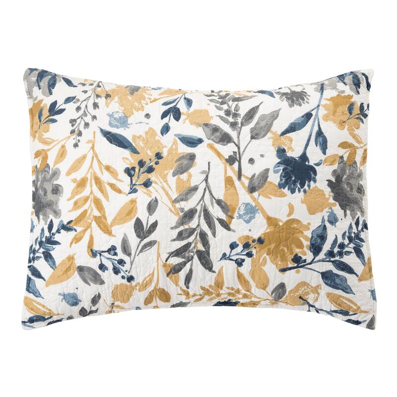 Natural Home Cotton Quilt Set - Reversible and Machine Washable