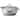 Tramontina 4-Quart Gourmet Stainless Steel Induction-Ready Tri-Ply Clad Covered Universal Pan