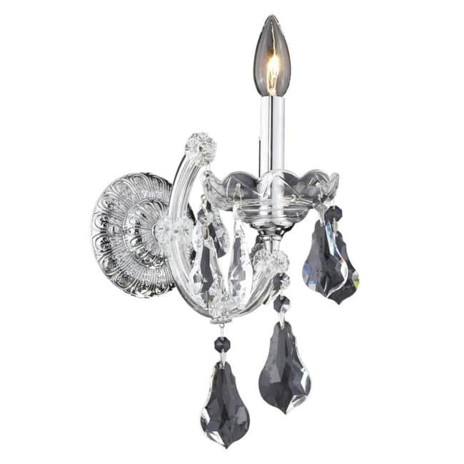 Elegant Lighting 2801W1/RC Maria Theresa 12" Tall Wall Sconce with - Chrome
