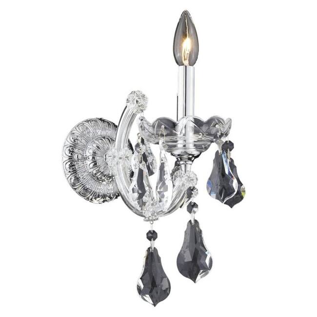 Elegant Lighting 2801W1/RC Maria Theresa 12" Tall Wall Sconce with