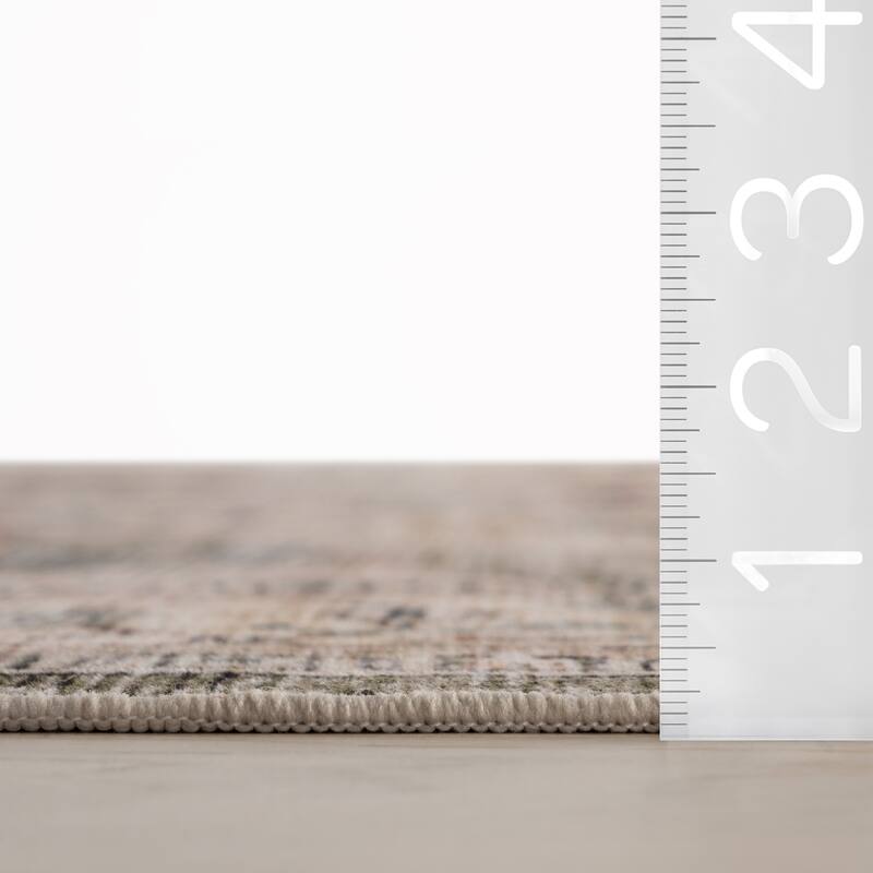 Nuloom Karensa Medallion Washable Rug