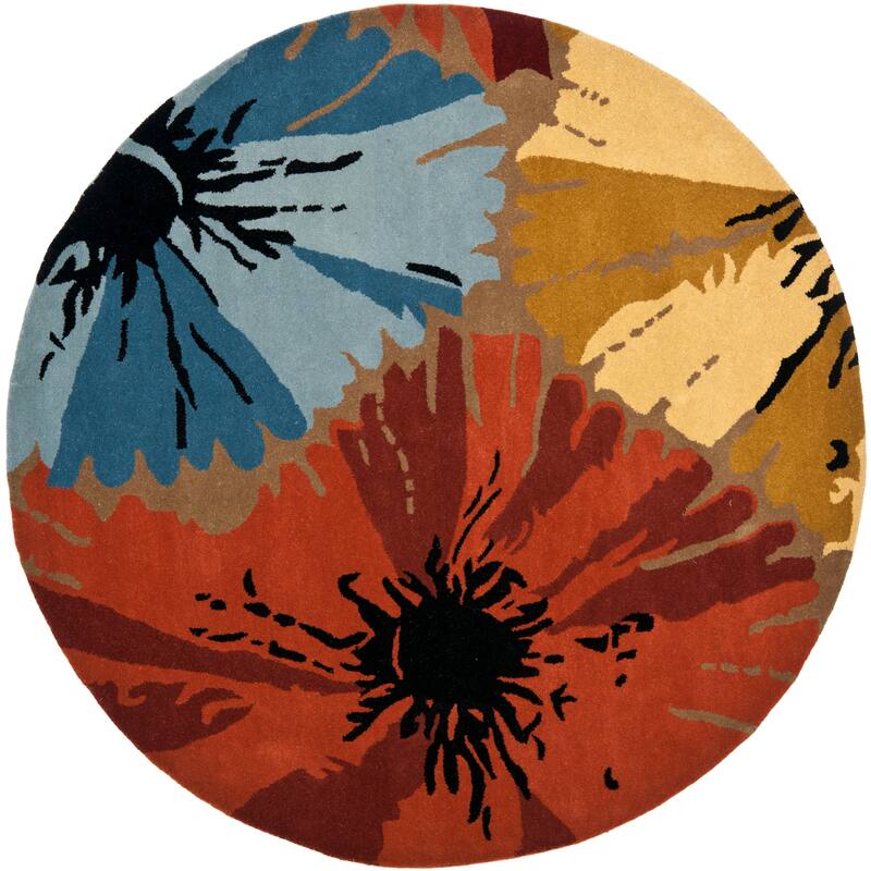 SAFAVIEH Handmade Soho Tyesha Floral N.Z. Wool Rug