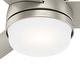 preview thumbnail 17 of 18, Hunter 48" Midtown Ceiling Fan with LED Light, Handheld Remote - Modern, Contemporary, Transitional