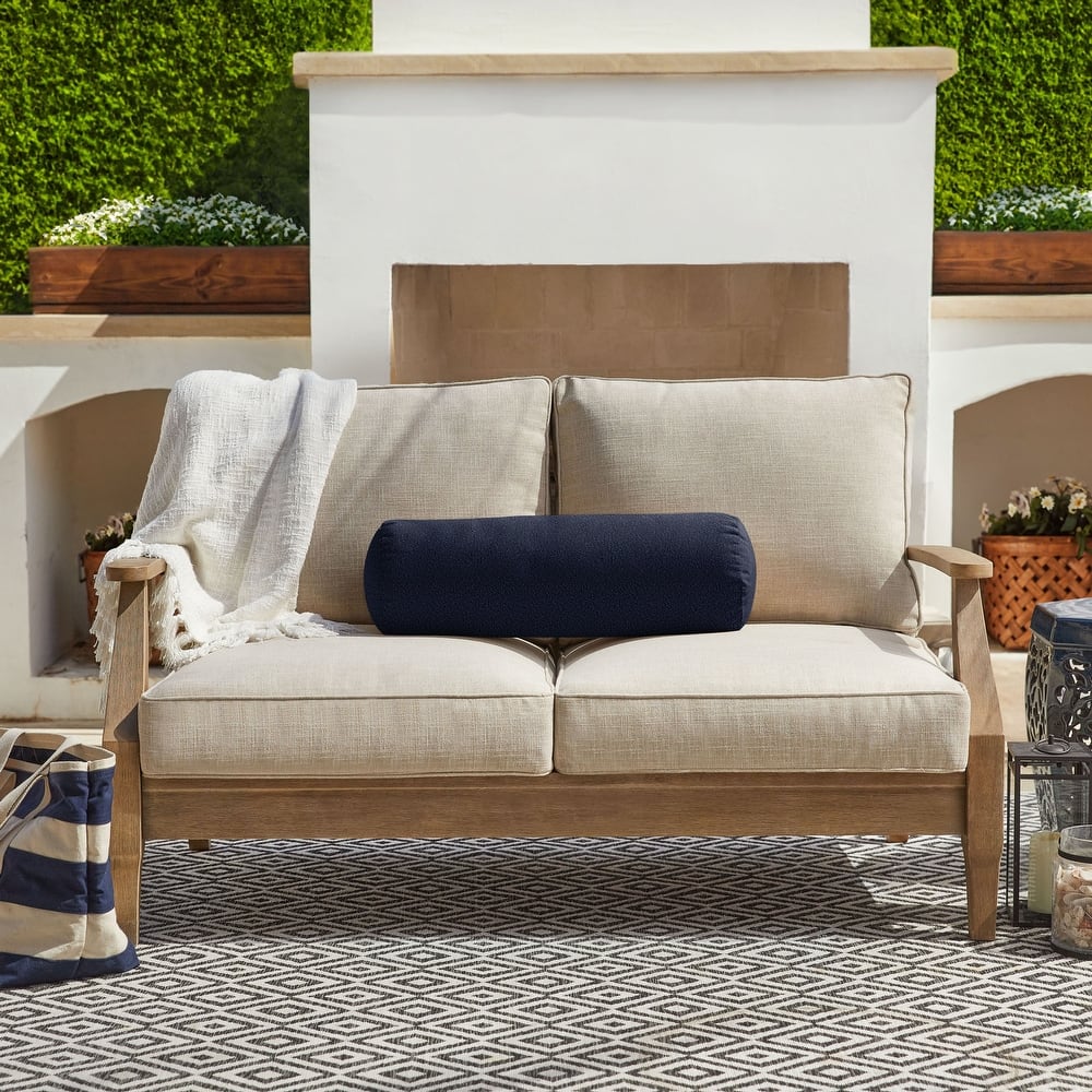 Sorra Home Valdese Boucle Bolster Pillow Single