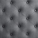 preview thumbnail 2 of 5, Abigal Charcoal Square Tufted Ottoman