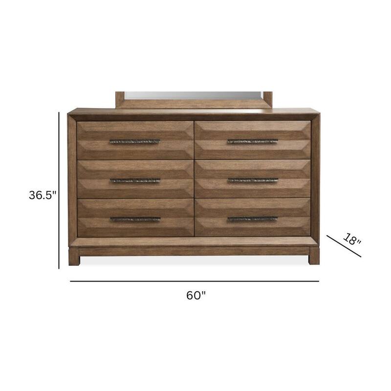 Magnussen Home Callisto Bourbon Brown Double Drawer Dresser