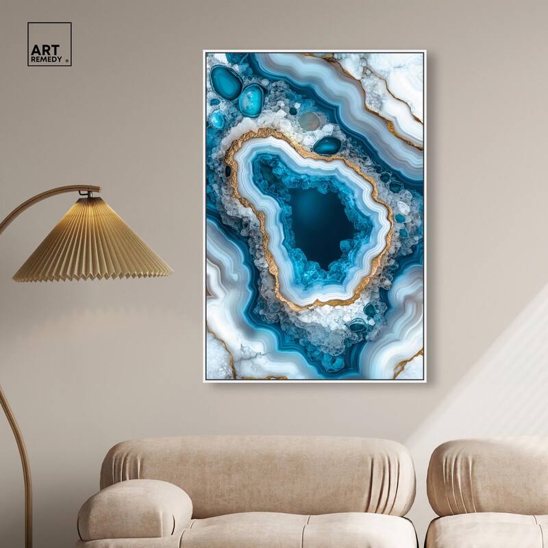 Gilded Geode Eye I Canvas by Art Remedy