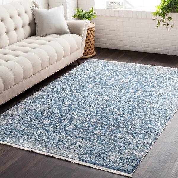 slide 1 of 16, Gracewood Hollow Daninos Vintage Persian Traditional Blue Area Rug Blue 2' x 3'