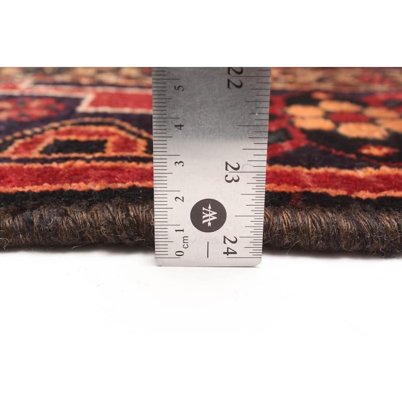 ECARPETGALLERY Hand-knotted Andelz Red Wool Rug - 4'6 x 6'9