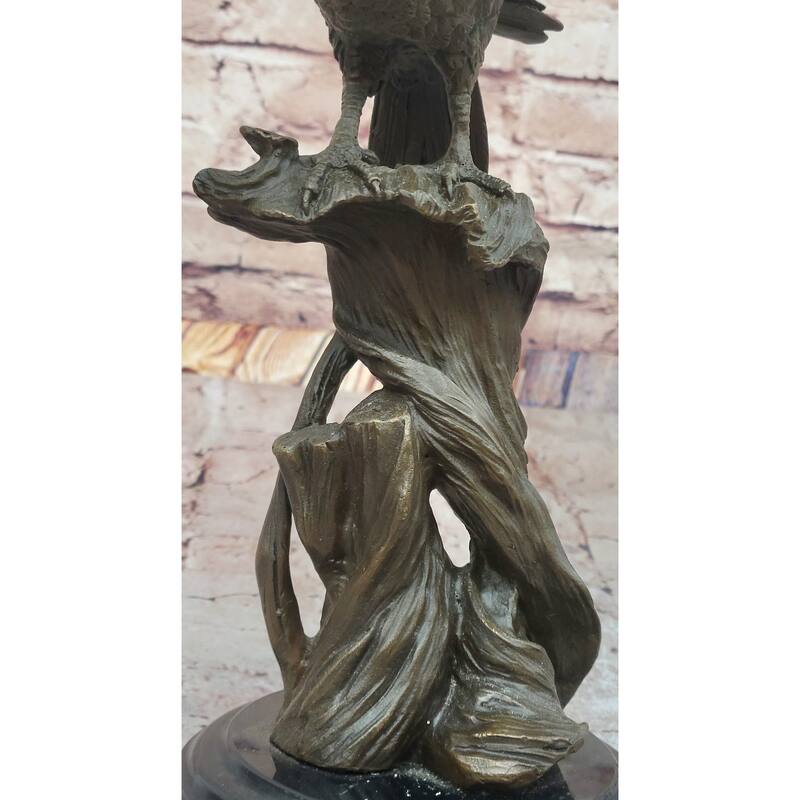 Bronze Hawk Sculpture By Mario Nick – Dynamic Avian Artwork For Nature Lovers