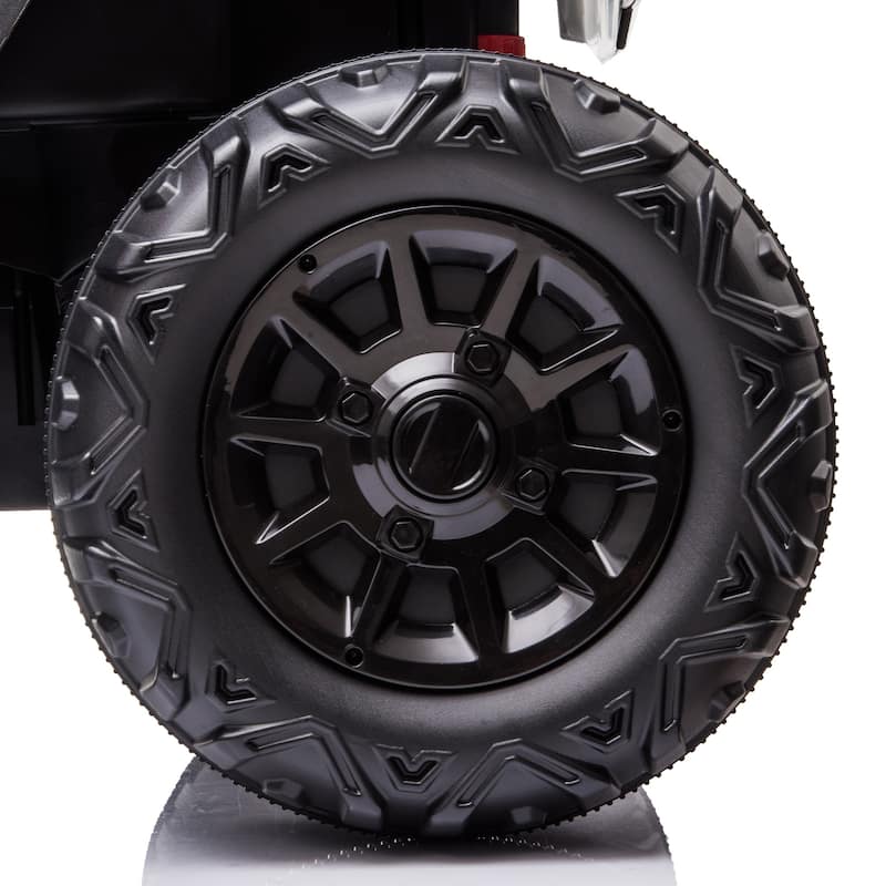 12V Dual Motors Truck Toy for Kids, Electric Truck Toy with Remote Control, Electric Off-Road Vehicle with Front Lights