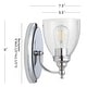 preview thumbnail 63 of 82, Magnolia Metal/Glass LED Vanity, by JONATHAN Y