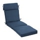 preview thumbnail 1 of 52, Arden Selections Oceantex Outdoor Chaise Lounge Cushion 72 x 21 21 W x 72 D in. - Ocean Blue