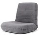 preview thumbnail 11 of 9, Folding Padded Floor Chair with with Adjustable Backrest for Lounge Meditation or Gaming