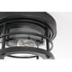 preview thumbnail 5 of 11, Jocelyn Outdoor Flush Mount in Black