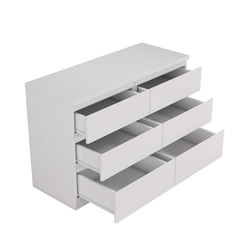 19.7"Nightstand with 3 Drawers,Set of 2,Beside Table with Drawers Handle Free Design,Thickened Top Plate,3 Drawer