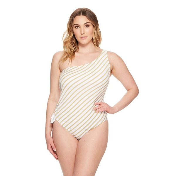 gold plus size bathing suits