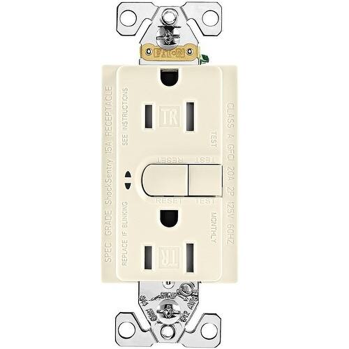 Cooper Wiring 9566trsds Gfci Tr Duplex Receptacle With Self Test 15 Amp