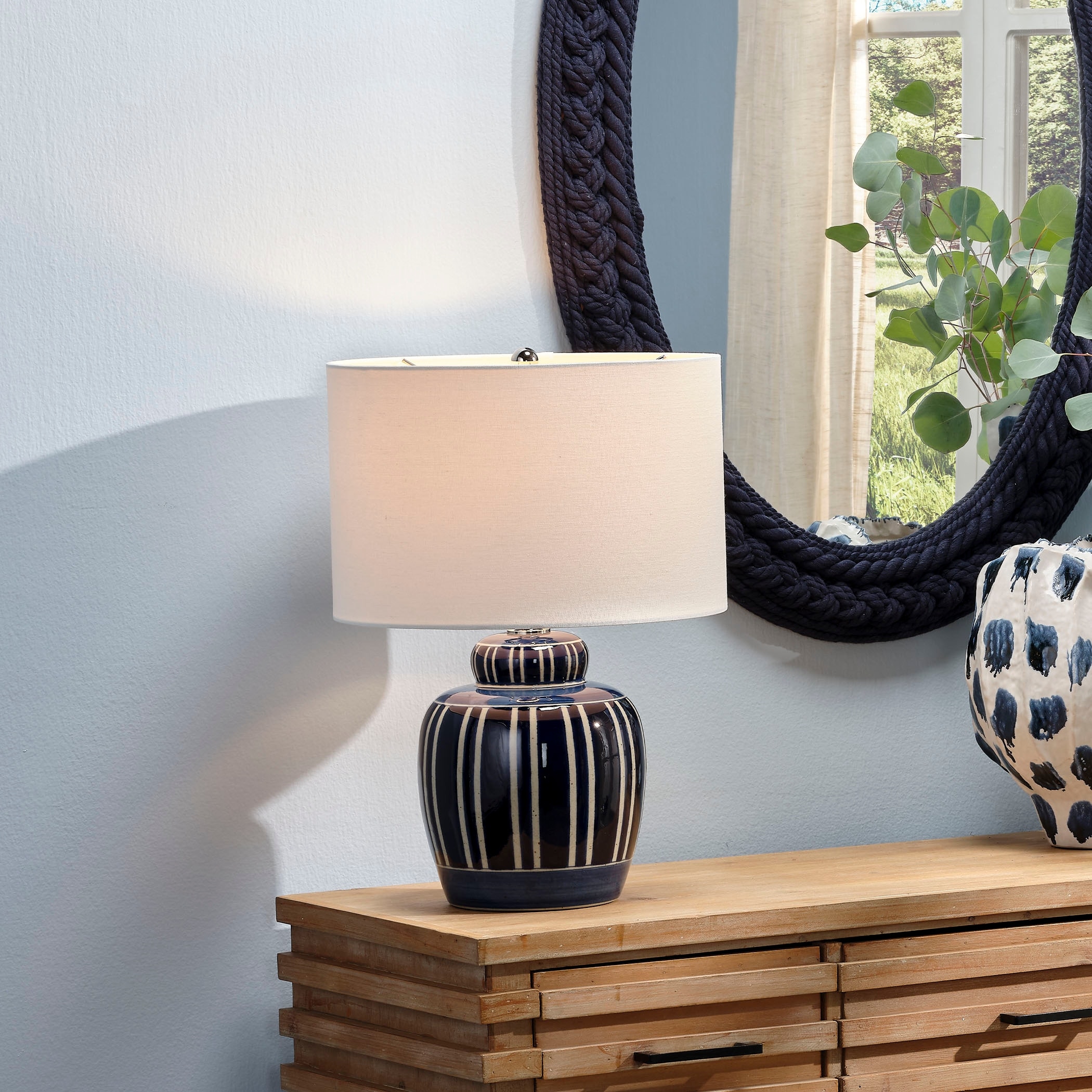 Alden Decor Wallace Ceramic Table Lamp