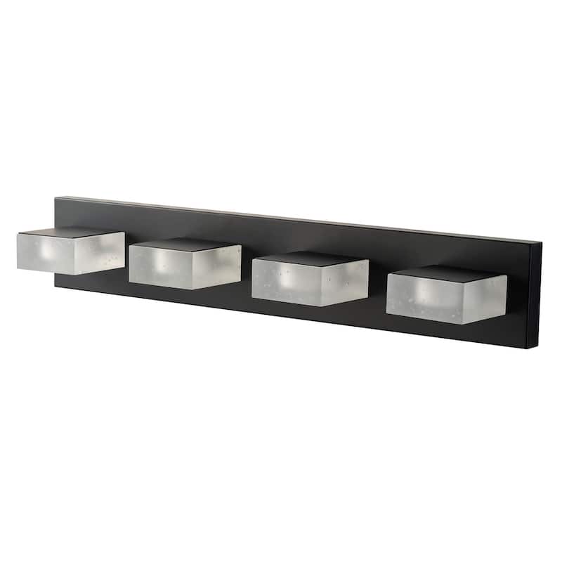 Modern White Square Shape LED Bathroom Vanity Light
